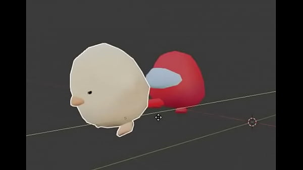 Red amogus imposter cum 