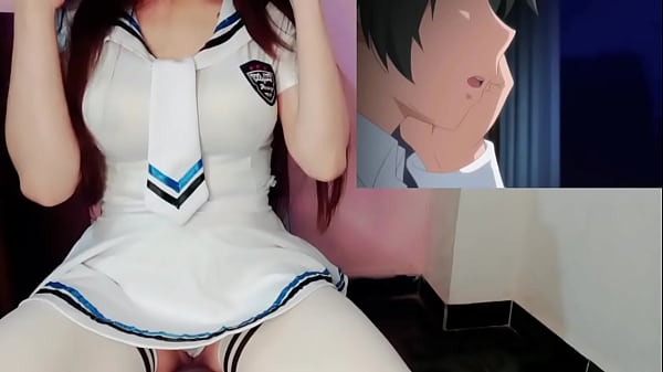 La enga&ntilde;a con 4 chicas y ella le pide que entonces hagan una orgia - Hentai Tsugou no Yoi SexFriend Cap. 1