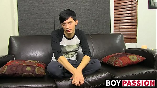 Twink interview ends with him jerking it