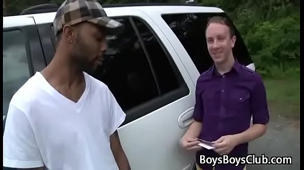 Black Muscular Gay Man Fuck WHite Teen Boy 26