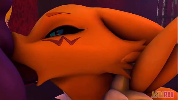 Renamon fucks hard small demon  