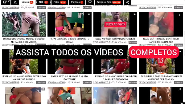 DANDO O CU POR TR&Aacute;S DAS &Aacute;RVORES DO PARQUE 