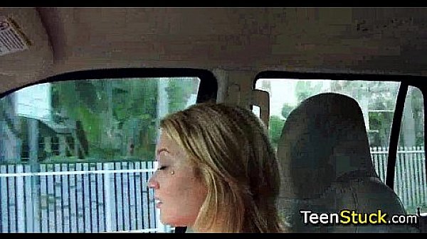 tiny blonde gets a ride and wants sex