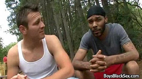 Blacks On Boys - Interracial Hardcore Gay Fuck Video 14