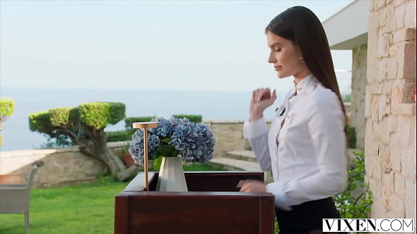 VIXEN Flawless babe fucked by older stud