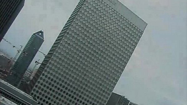 Hot blondie in sexy lingerie gives a good blow job!