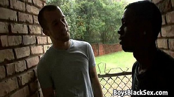 Blacks On Boys - Gay Bareback Interracial Fuck Scene 02 