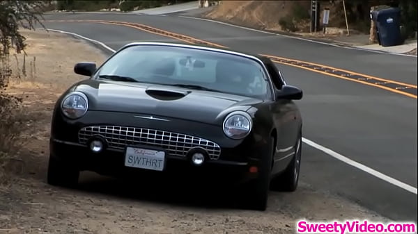 A lesbian milf takes a teen hitchhiker to her place.She joins her in the shower,kisses then licks her shaved wet pussy.Then they do tribbing to orgasm 