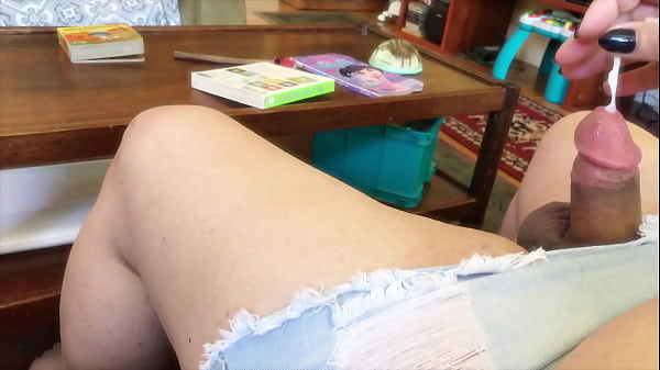 Cumshot in my Denim Skirt (Clip) 