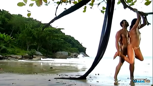 The attractive brunette loves having anal sex on the beach with her naughty partner