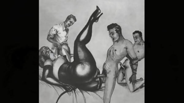 retro erotic illustration