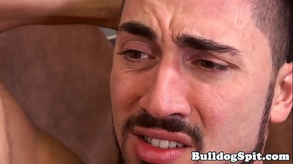 Assfucked British office hunk wanks milky cum