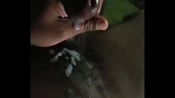 Black male shoots big thick load