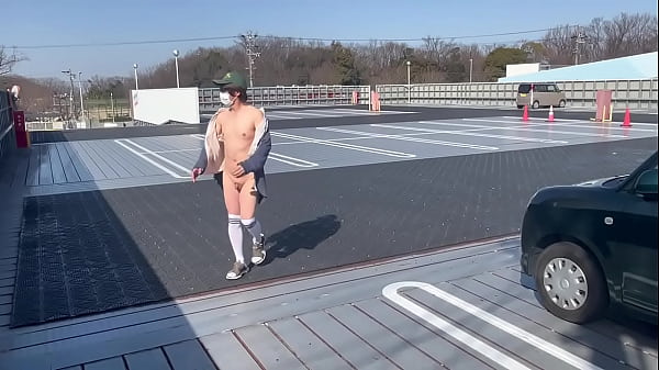 女装まゆの全裸露出 