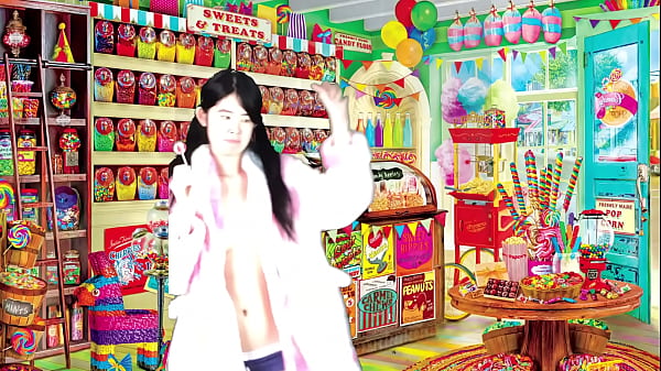 Chinese teen sucks on some lollipops