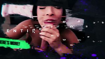 Brunette Teen Lilibet Saunders Slurps Huge Dick Like a Pro 