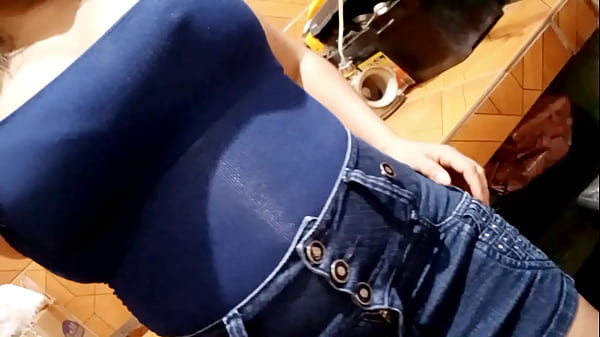 In my stepfather's room, I start making homemade porn for my followers and my tits look delicious, i want to fuck  