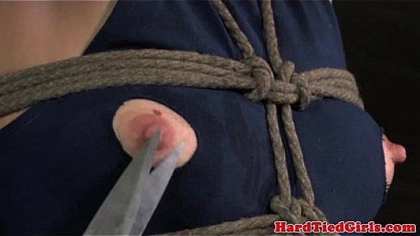 Shrimp tie bondage slut
