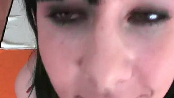 Wild brunette toying her twat  