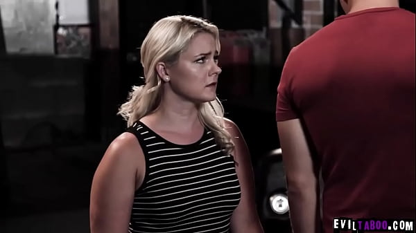 Crazy step son manipulated by step dad to practice BDSM on step mom