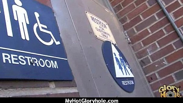 I sneak Black BJ as I fuck husband thrue gloryhole 30