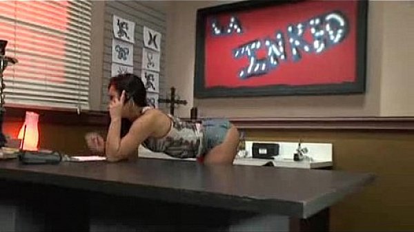 Lesbian play after tattoo