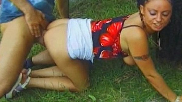 Doggy style anal sex busty brunette