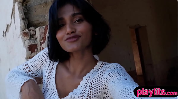 Beautiful Indian teen showing off her exotic body 