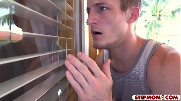 Big juggs stepmom and asian teen 3some sex on the couch