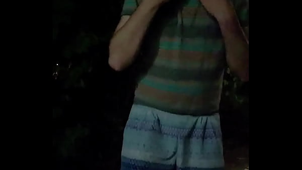 Pissing on myself on a public road  