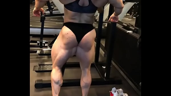 Huge female muscles