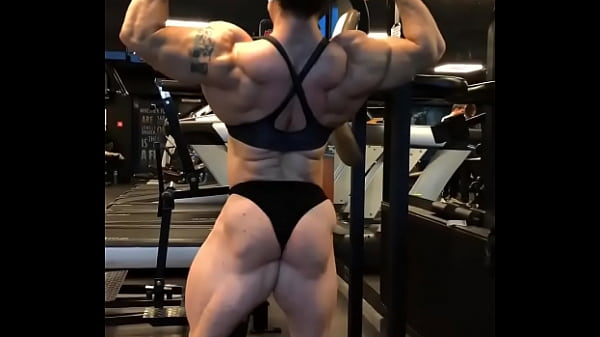 Huge female muscles