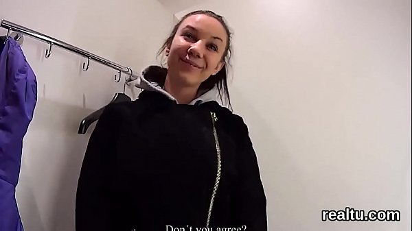 Glamorous czech chick is seduced in the shopping centre and pounded in pov