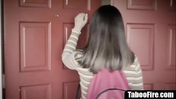 Nerdy teen having first time sex with popular classmate