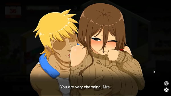 Man and pretty lady in Handman legend erotic hentai gameplay video