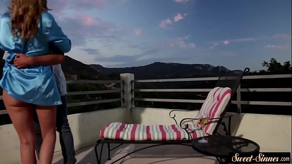 Naughty stepmom jizzed on after fucking