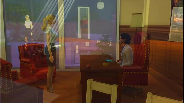 office worker fucks her boss in his office  