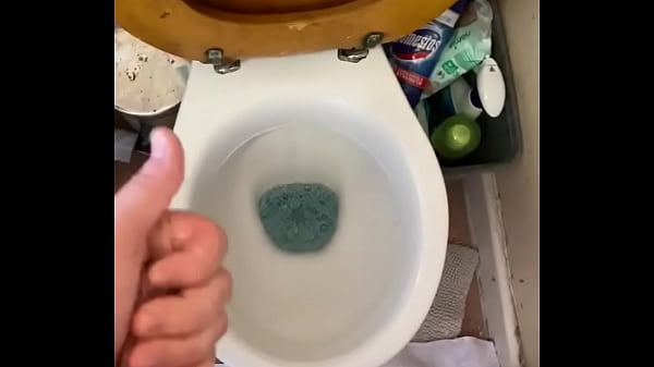 MasturbateIng in the toilets with hot wet cumshot