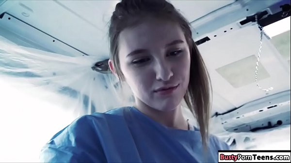 Blonde nurse fucked by old patient