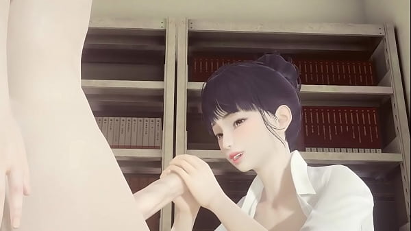 Hentai Uncensored - Shoko masturbating & cumming at her face. Penetrated while being grabbed by the boobs