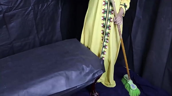 The horny maid gets fucked by the owner of the house and tells him, &ldquo;Your cock entered my pussy.&rdquo;