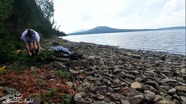 Big Tits Girl Fingering Pussy - Outdoor