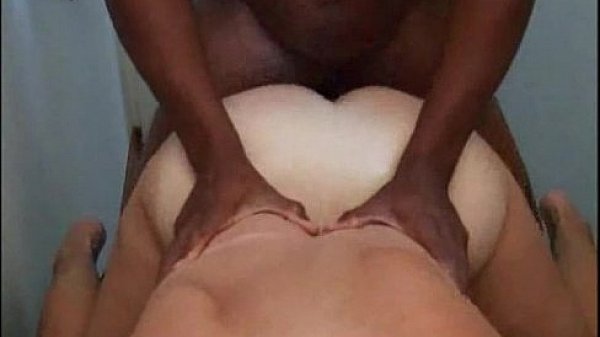 Interracial Quickie on Stairs