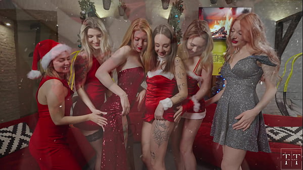 You weren't expecting it already? An awesome New Year's Eve orgy with 6 girls and 1 guy!