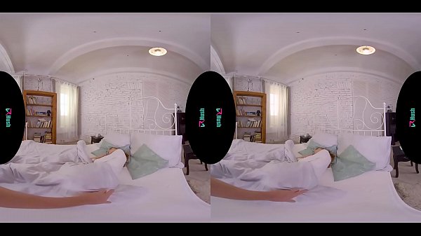 Skinny European blonde rides your cock in virtual reality  