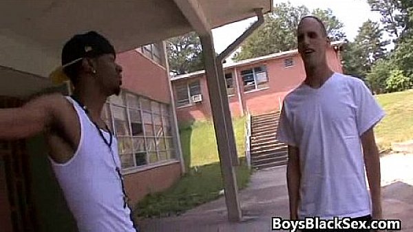 Blacks On Boys - Gay Hardcore Interracial Bareback Sex Video 20
