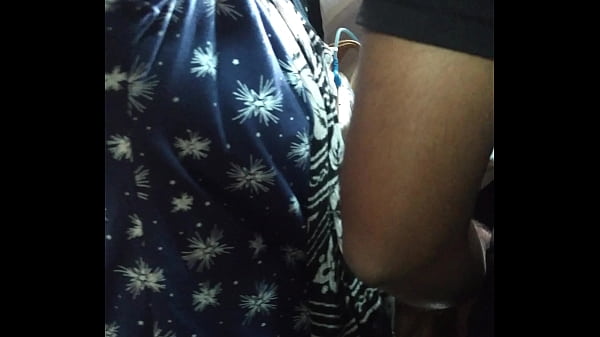 Aunty grouped in train