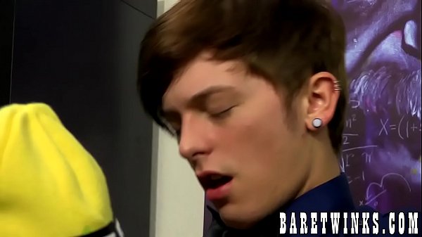 Gay teen breeding before big dick facial