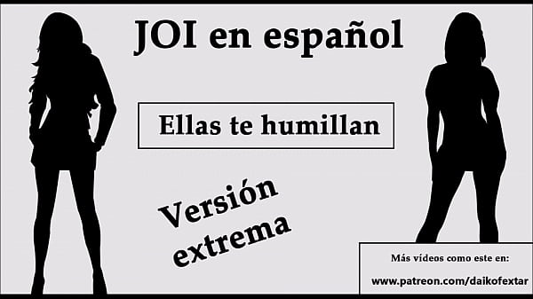 Unas chicas dicen lo que debes hacer. Rol con JOI.