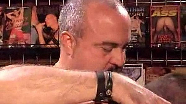Muscle Daddies In The Leather Store